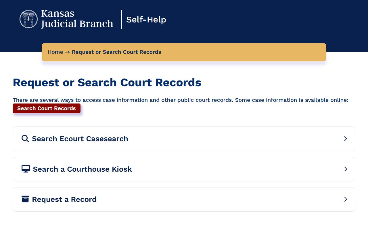 Greenwood County Clerk of the District Court Kansas request court records source