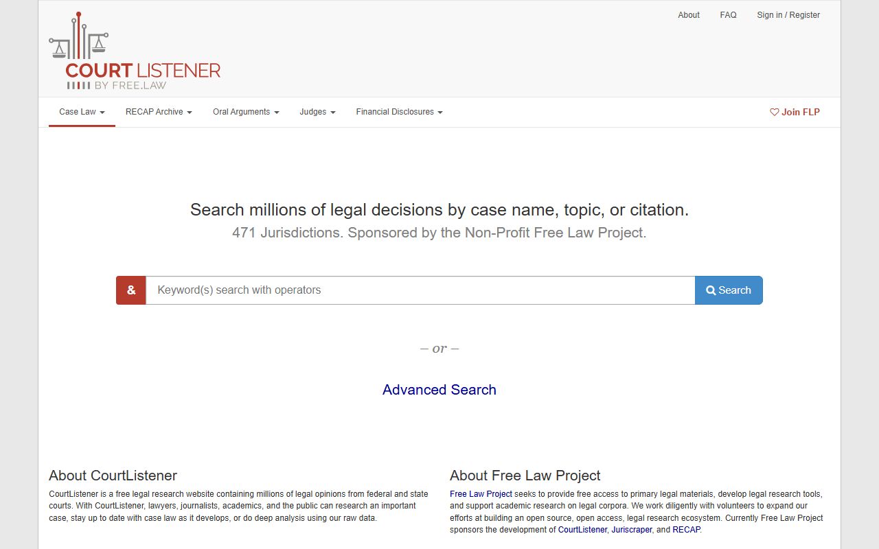 Greenwood County court dockets CourtListener research source