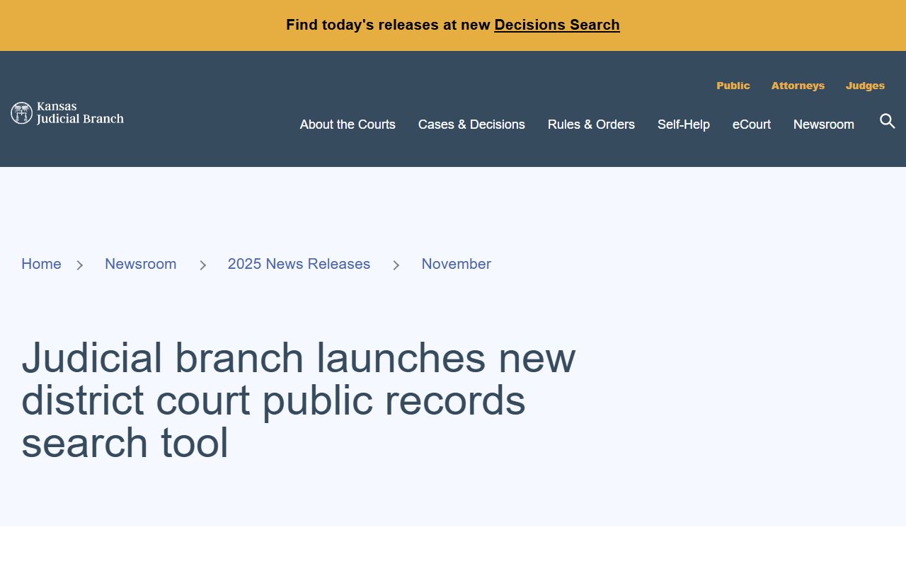 Greenwood County court records CaseSearch launch notice