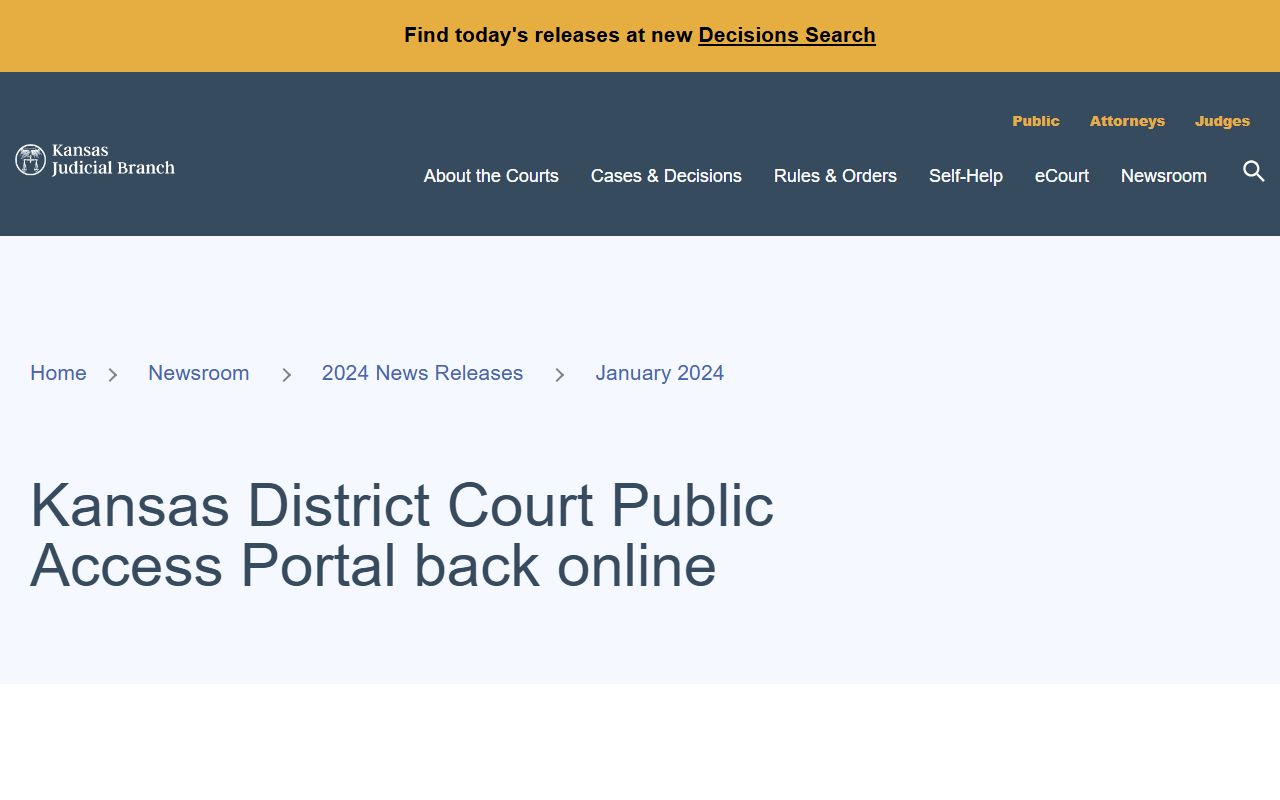 Greenwood County court records public access portal notice