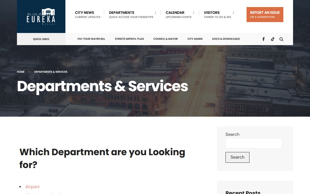Greenwood County traffic court records Eureka city court departments
